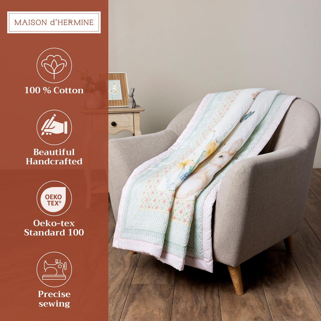 Easter Dew Throw Blankets