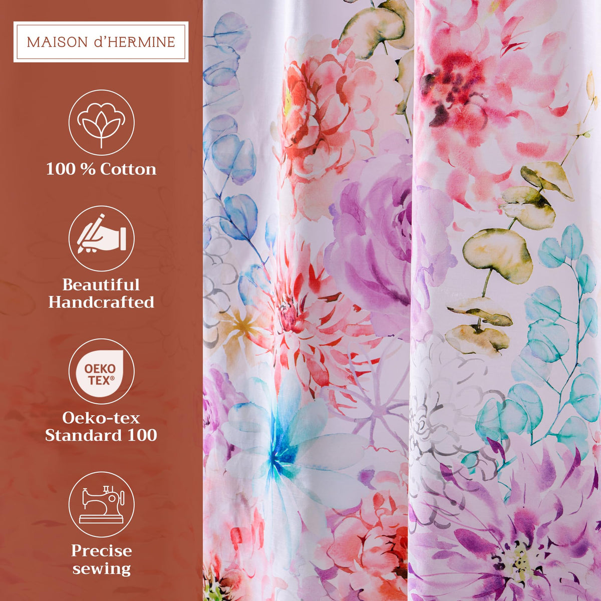 Floral Shower Curtains