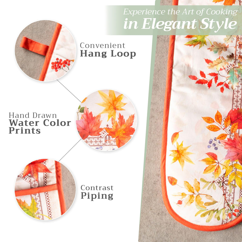 Amarante Double Oven Mitts