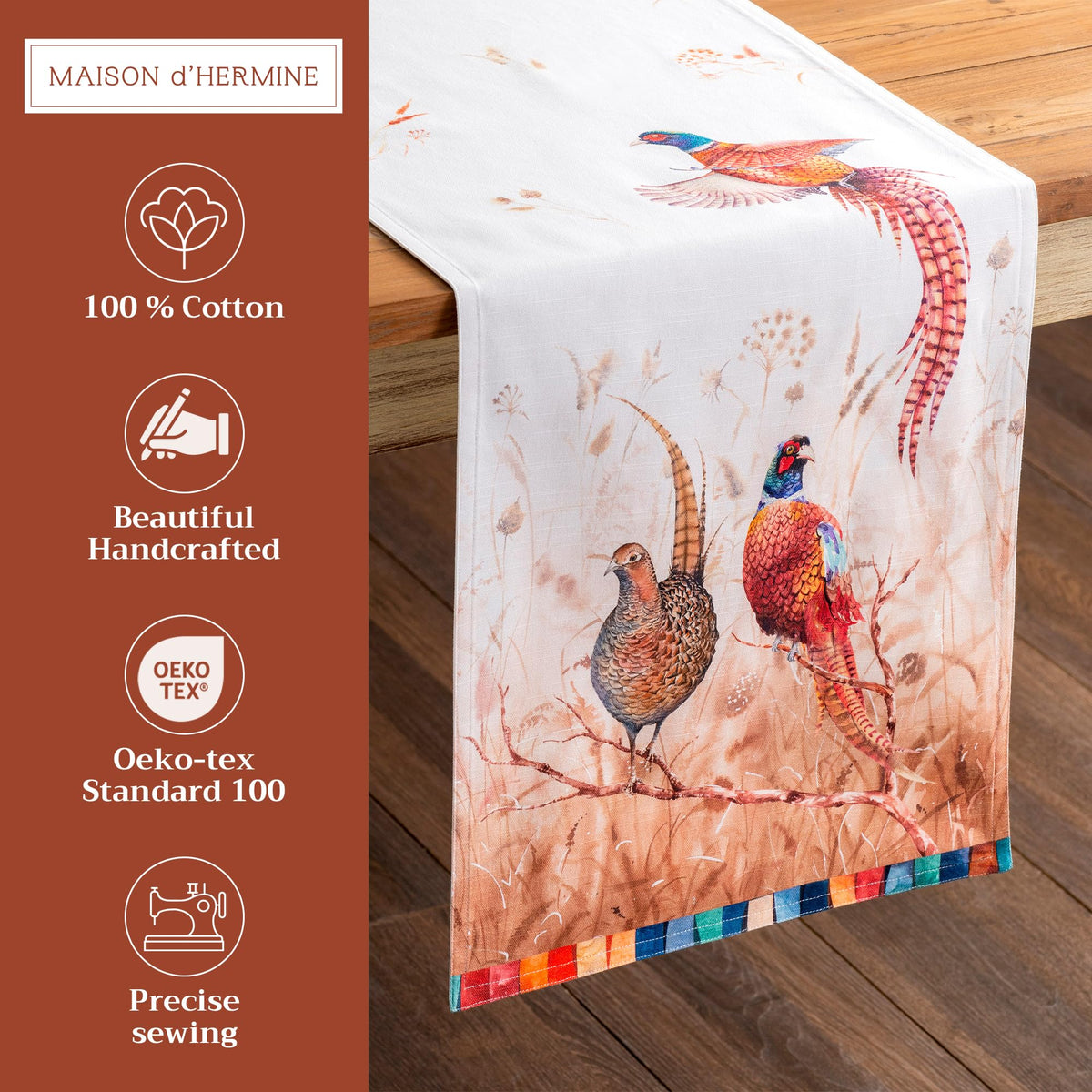 Faisan D'Automne Table Runners
