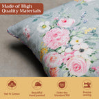 Sweet Rose Lavender Throw Pillow Covers