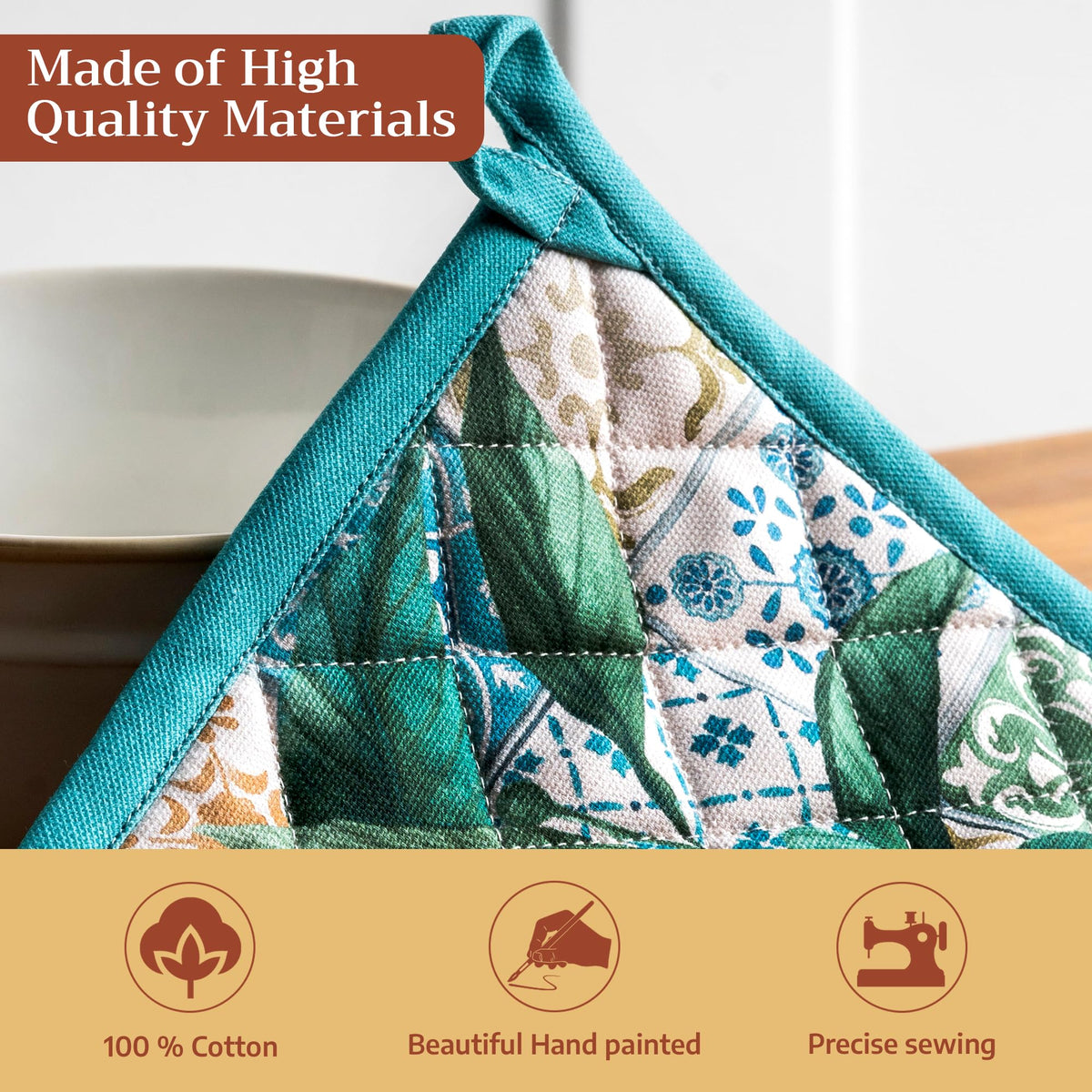 Agrume Oven Mitts + Pot Holders