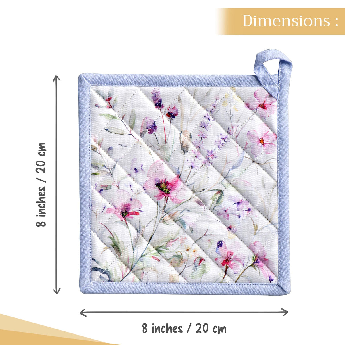 Summer Floral Pot Holders