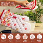 Crystal Star Oven Mitts + Pot Holders