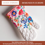 Happy Florals Oven Mitts