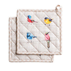 Birdies on Wire Pot Holders