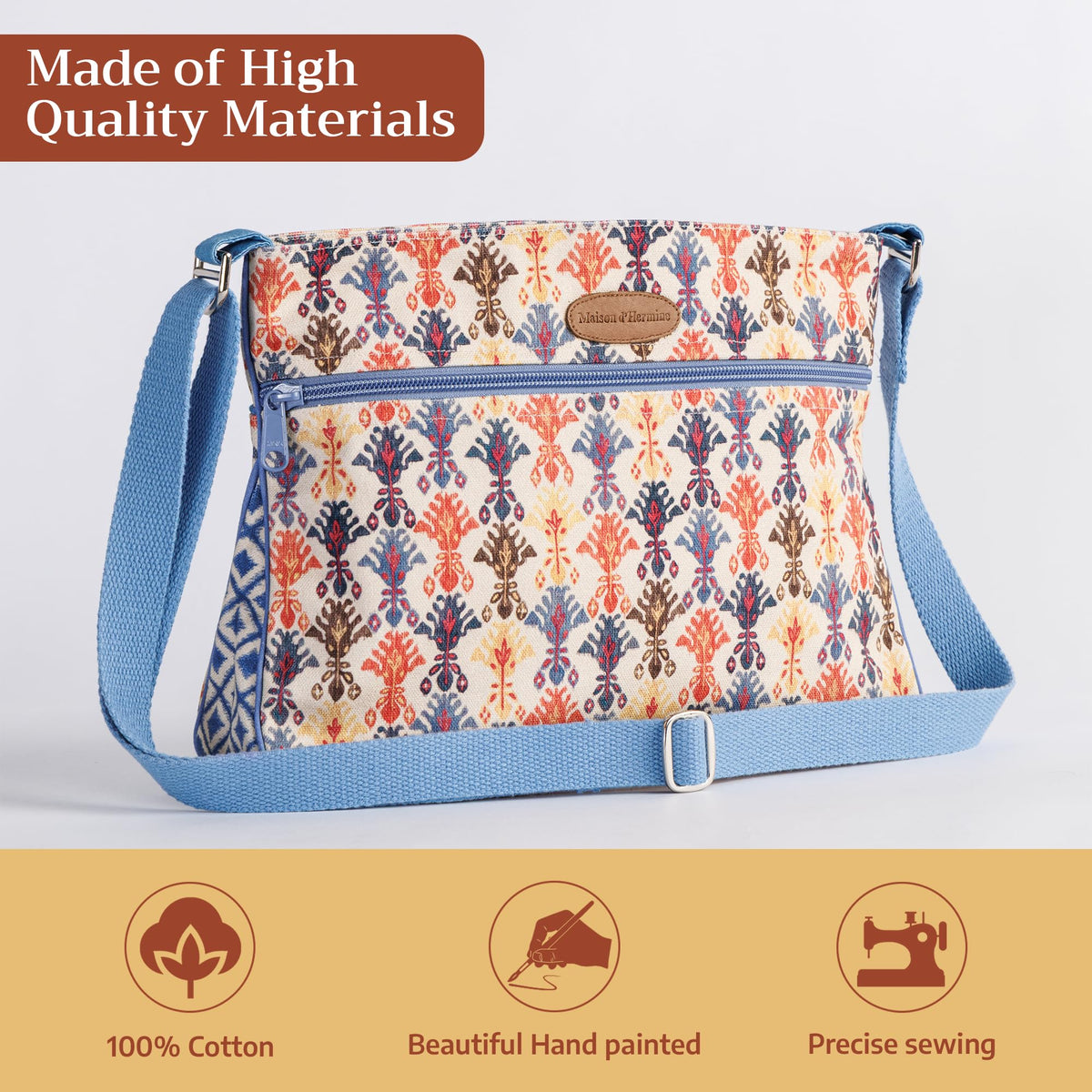 Ikat Cross Body Bags