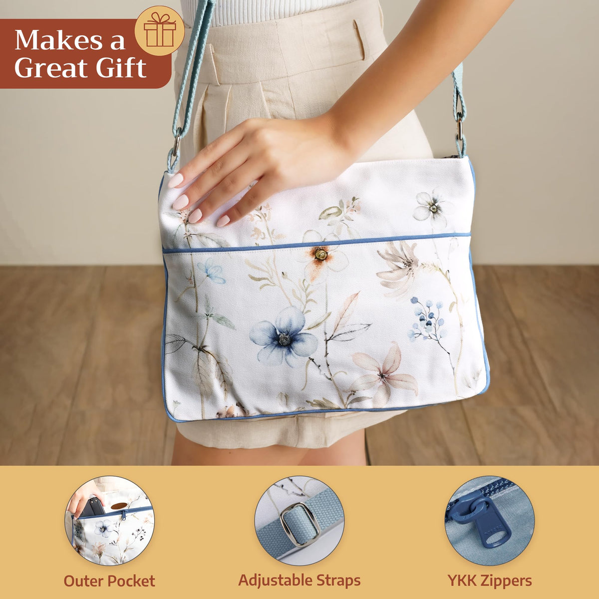 Ice Florals Cross Body Bags