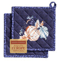 Pumpkin Blues Pot Holders