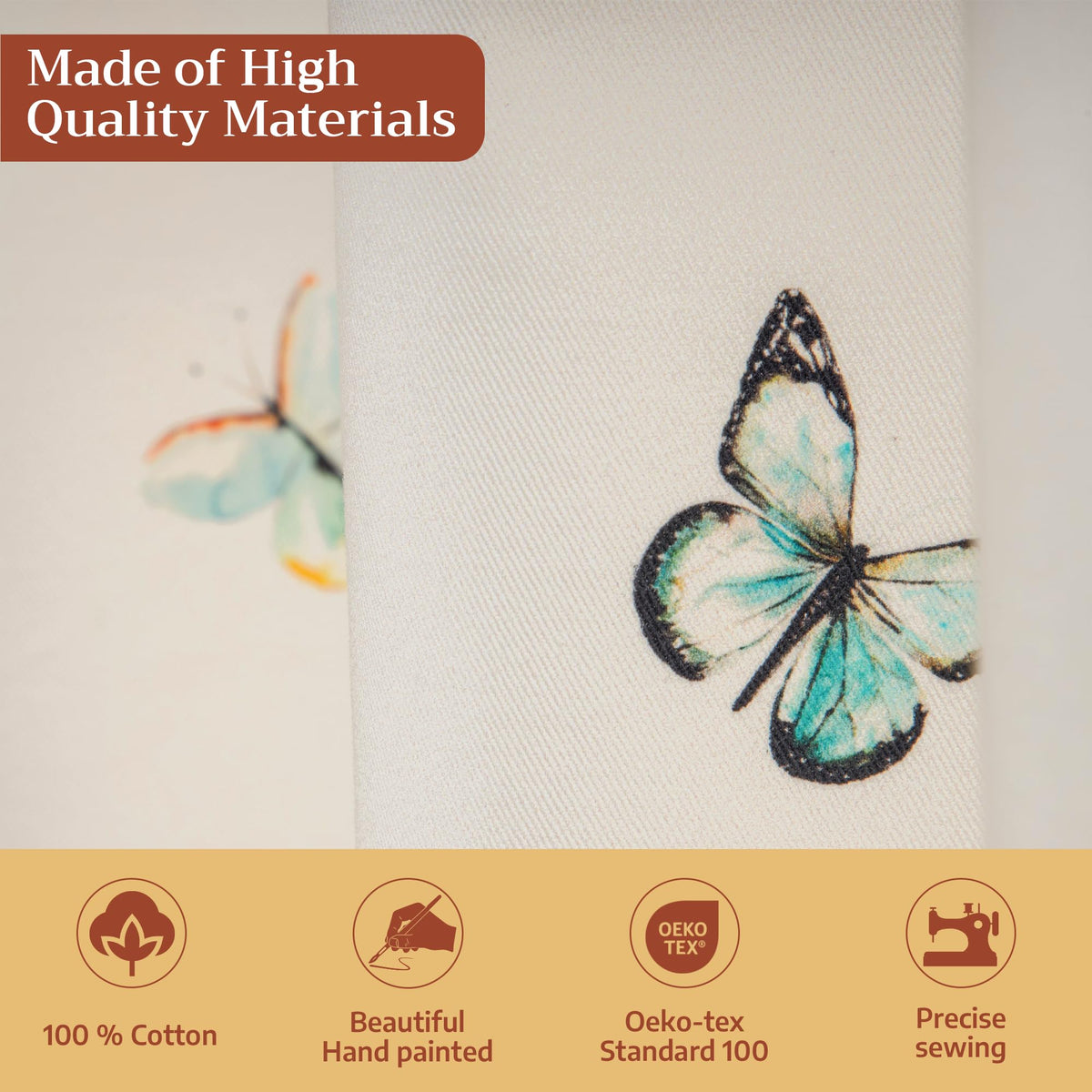 Botanical Fresh Kitchen Curtains