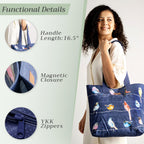 Birdies on Wire Canvas Tote Bags