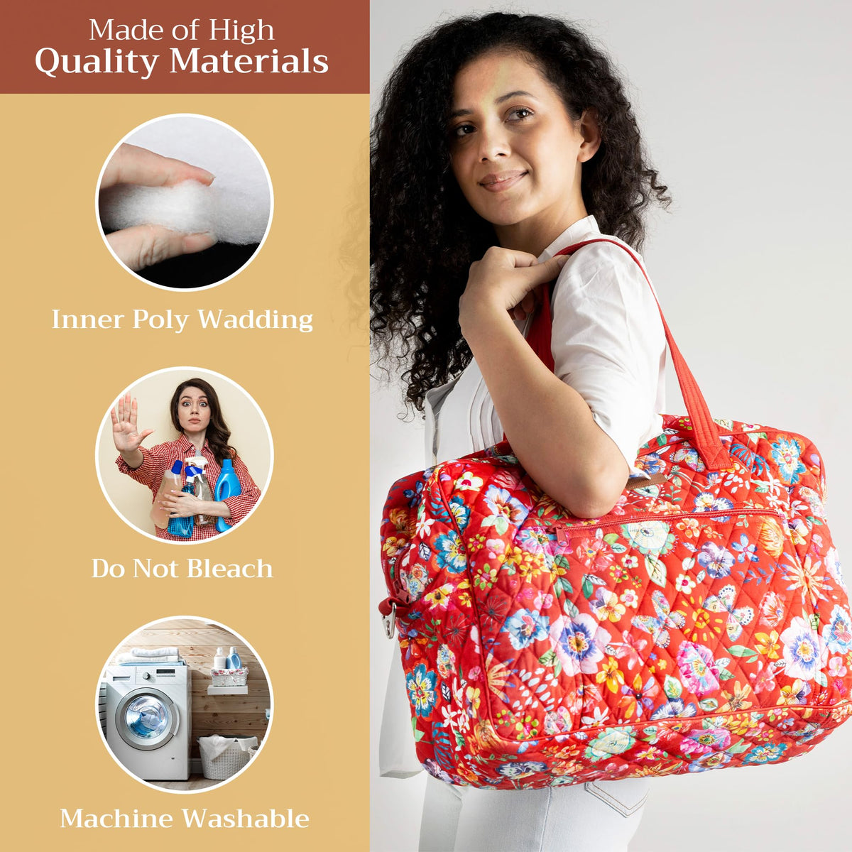 Happy Florals Weekend Bags