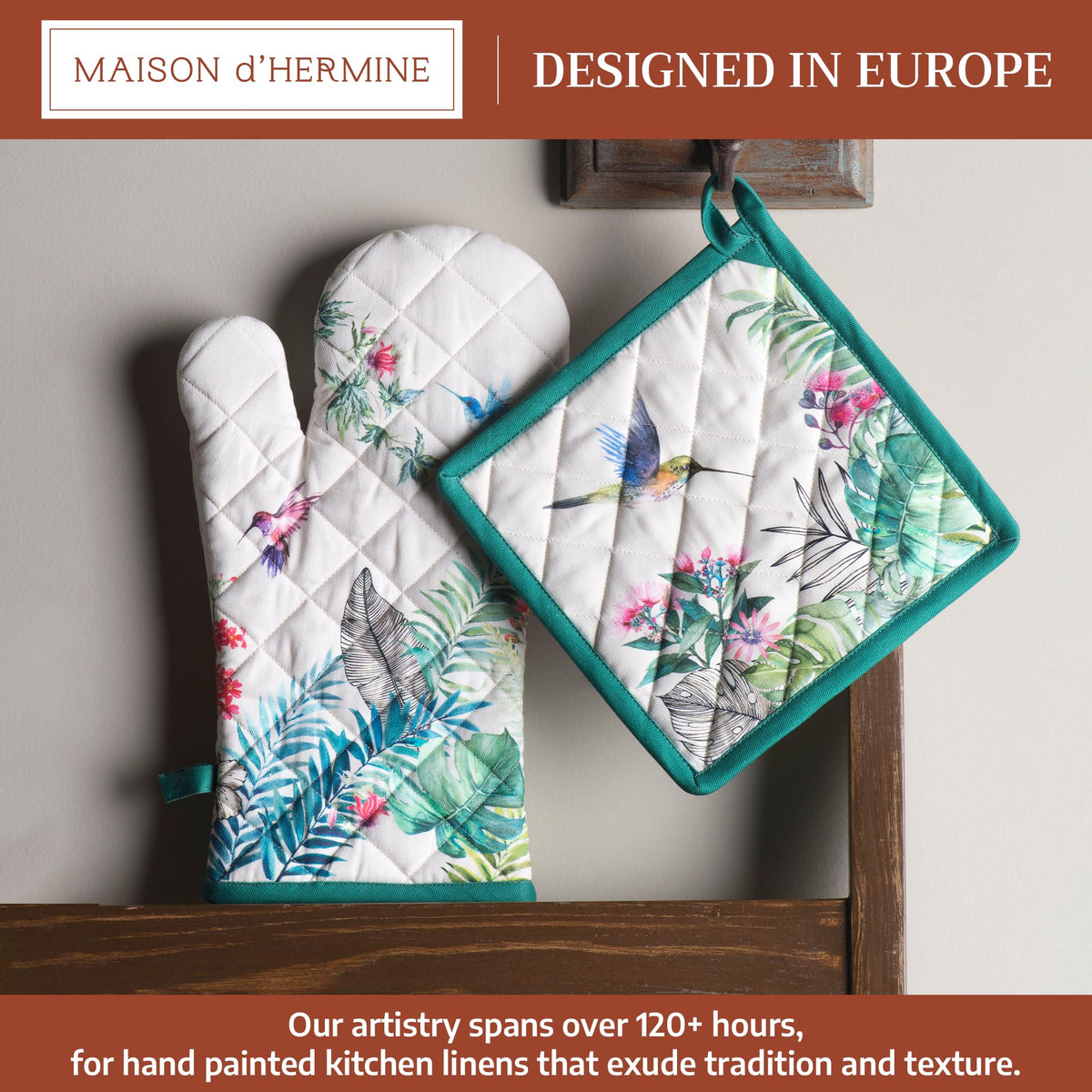 Tropiques Oven Mitts + Pot Holders