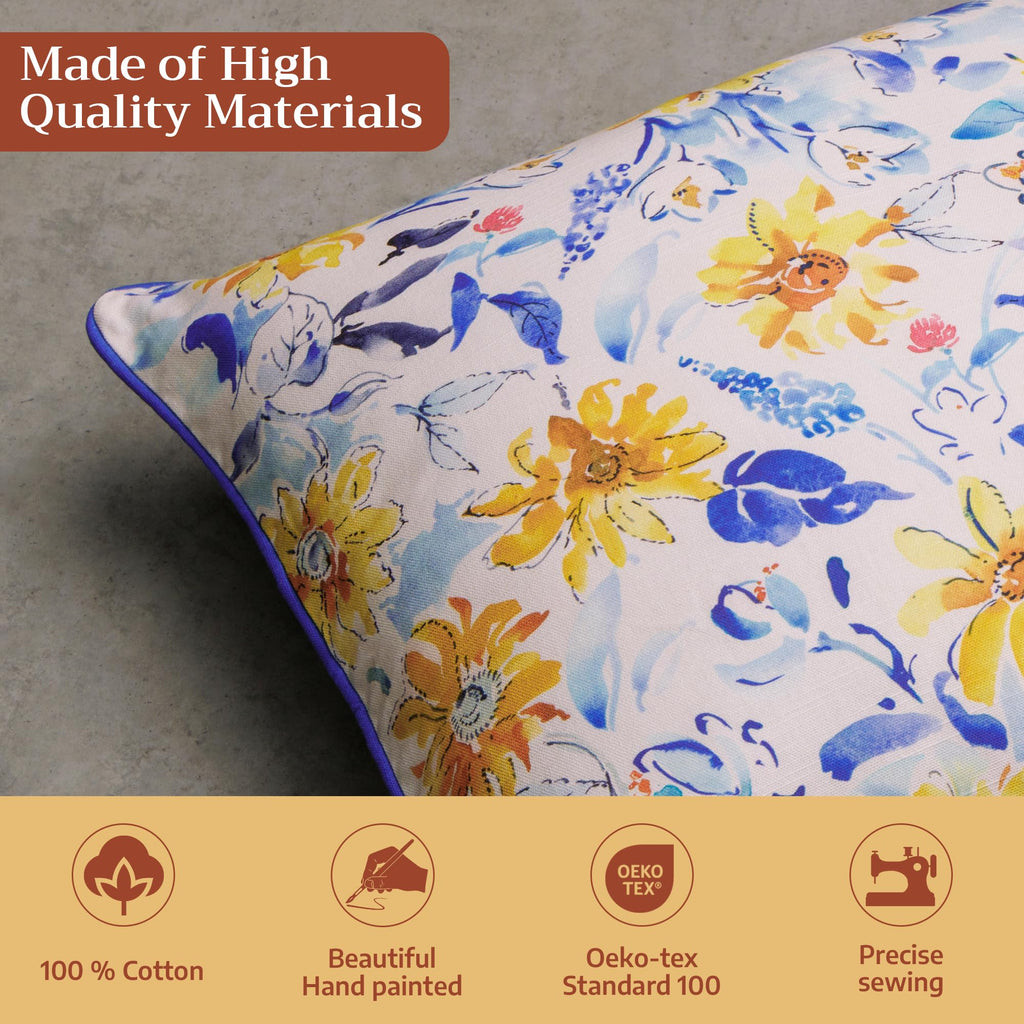 Girassol Throw Pillow Covers