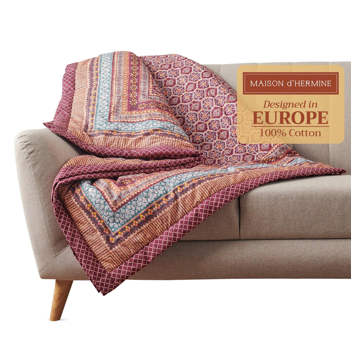 Fair Isle Throw Blankets