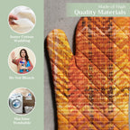 Thanksgiving Tartan Oven Mitts