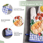 Gourmand Oven Mitts + Pot Holders