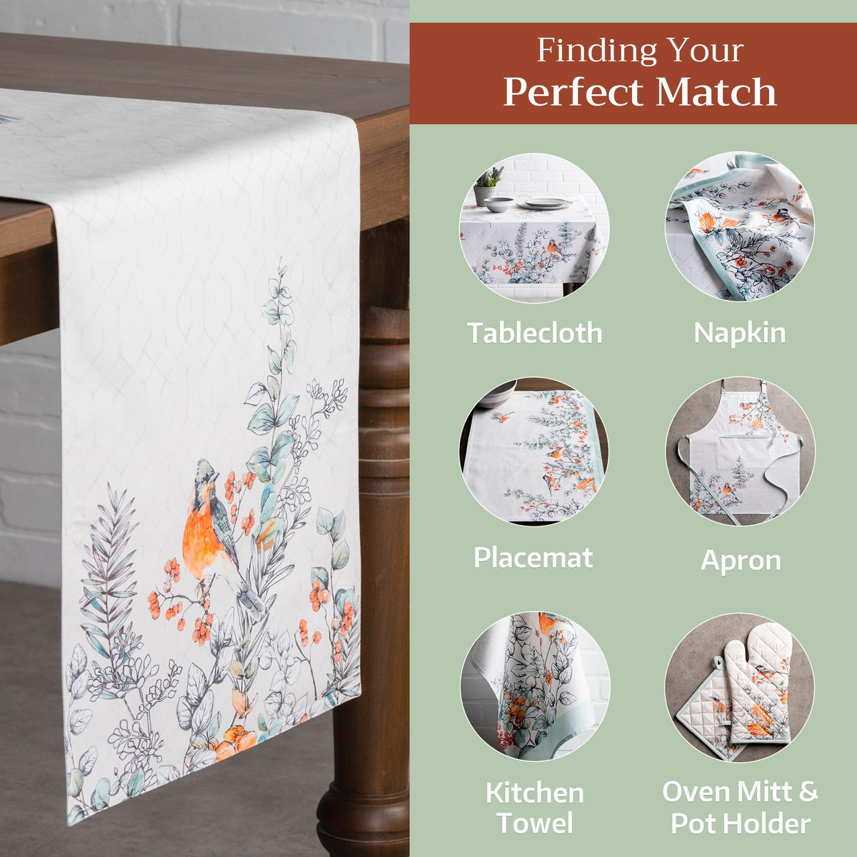 Whitish Shabby Chique Table Runners