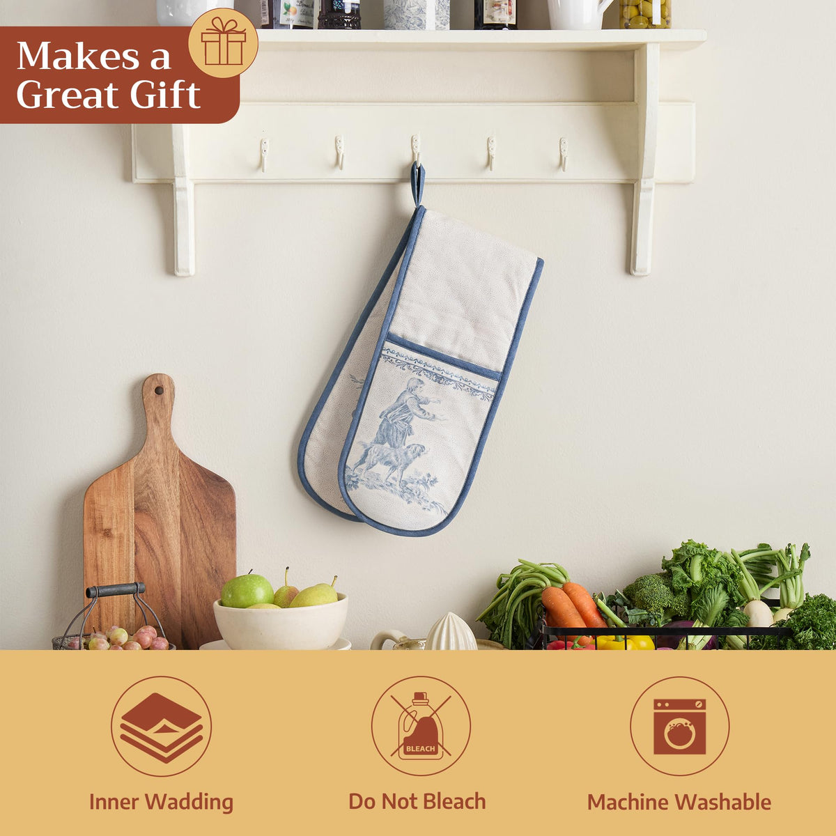The Miller Double Oven Mitts