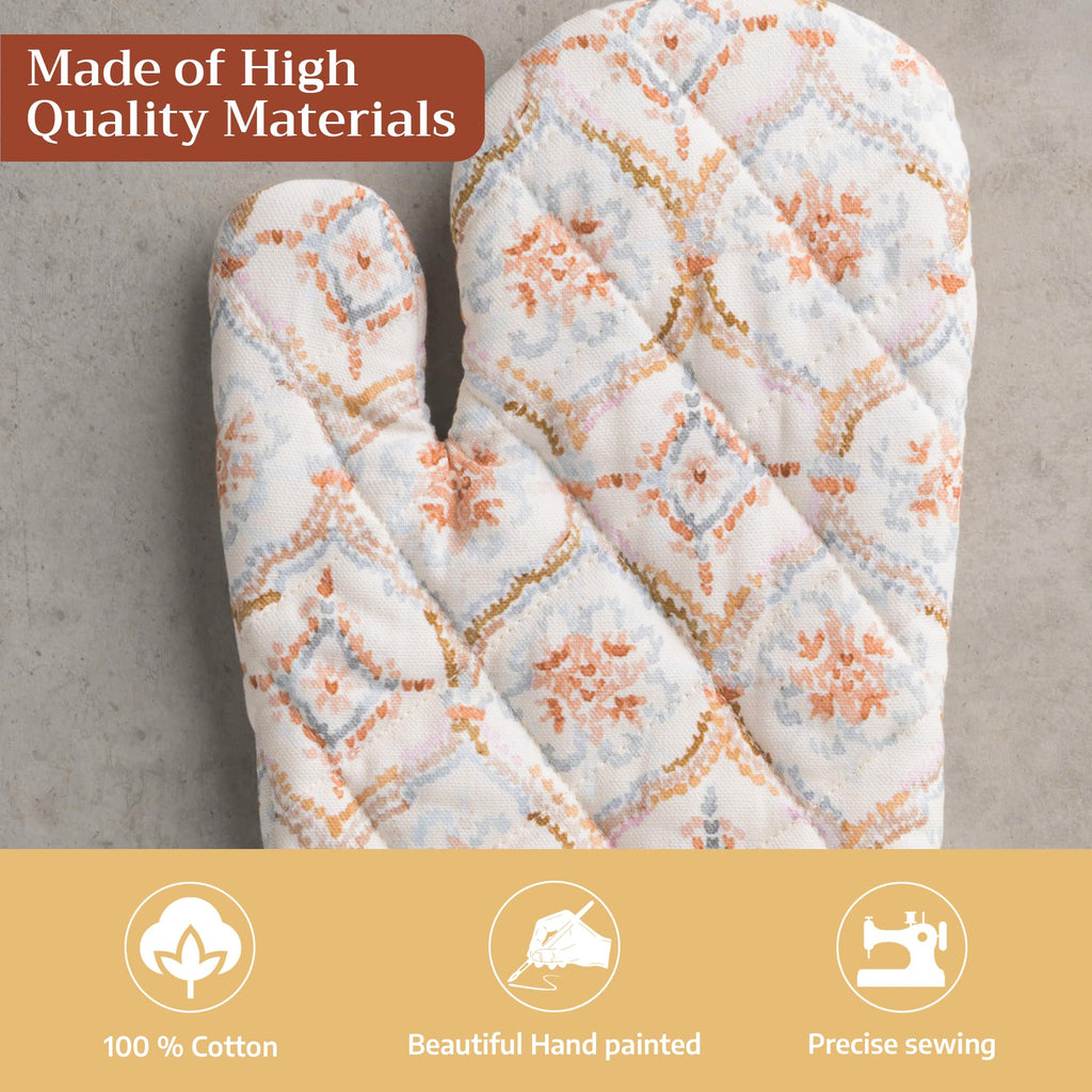 Fair Isle Oven Mitts