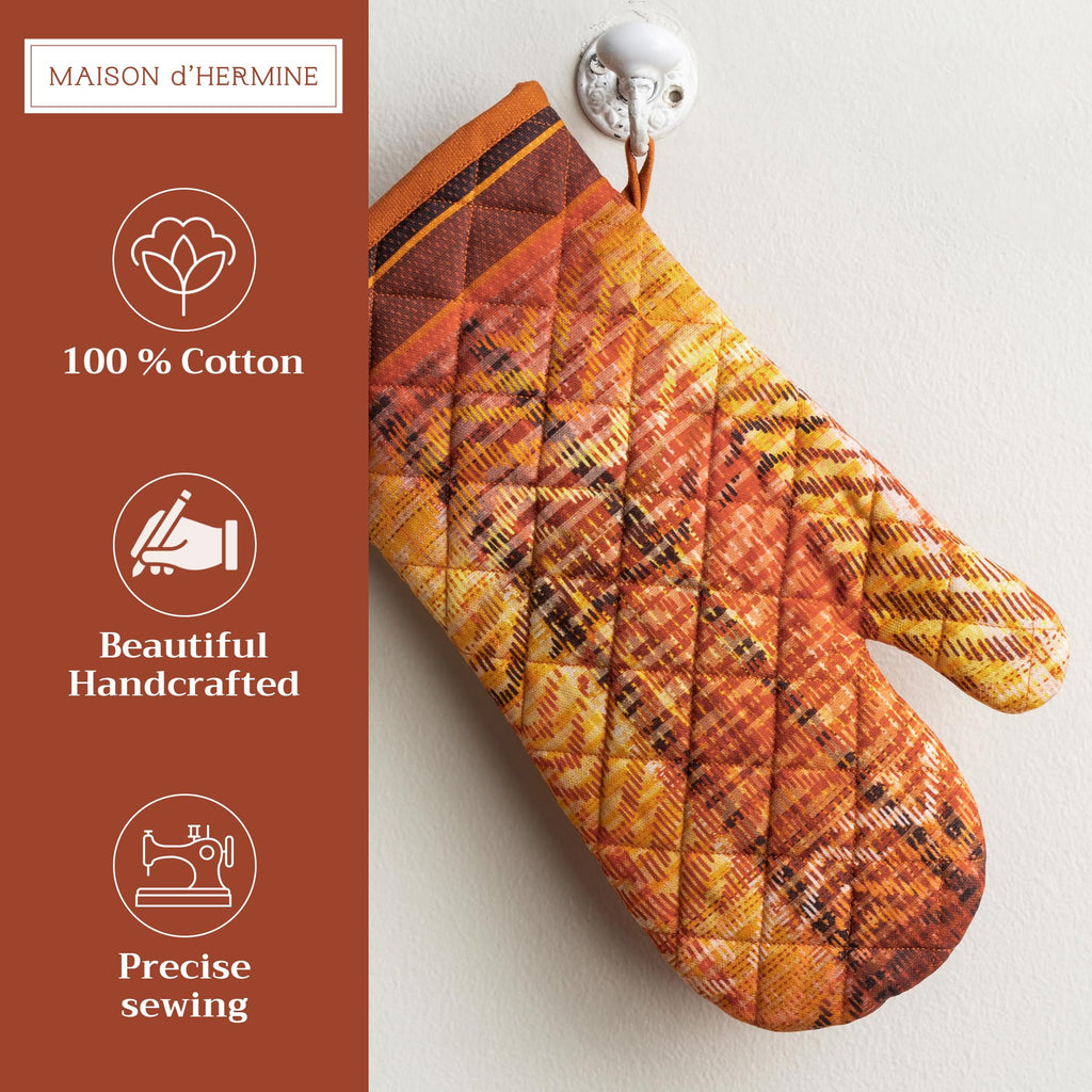 Thanksgiving Tartan Oven Mitts
