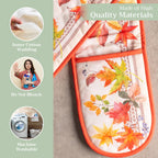 Amarante Double Oven Mitts
