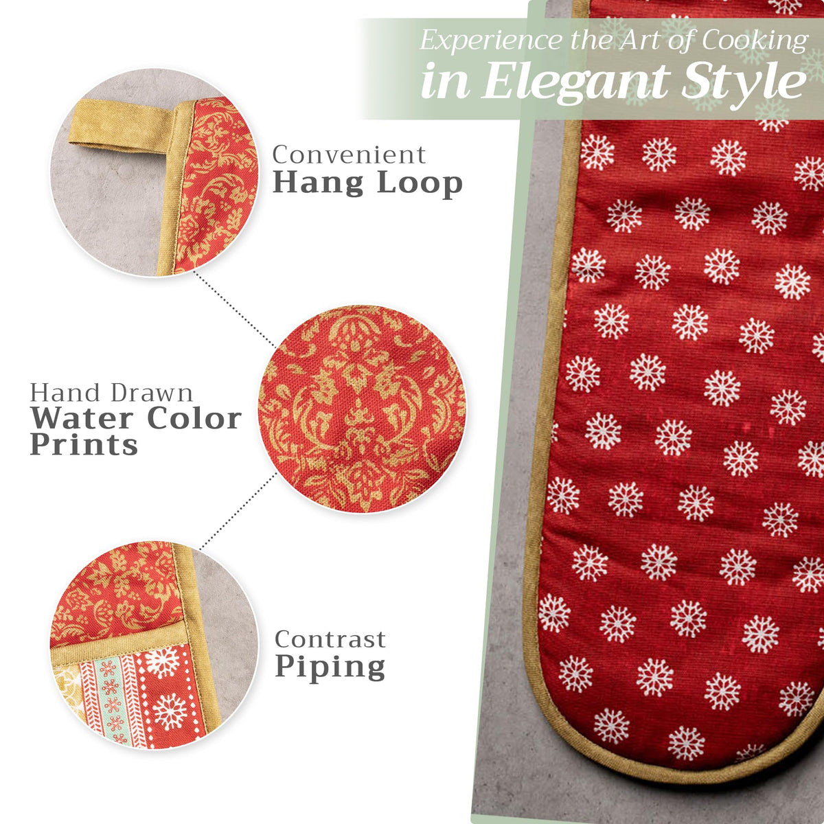 Sofia Double Oven Mitts