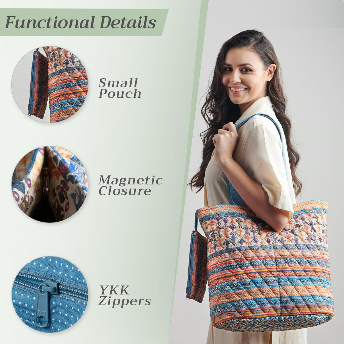 Ikat Shopping Bags
