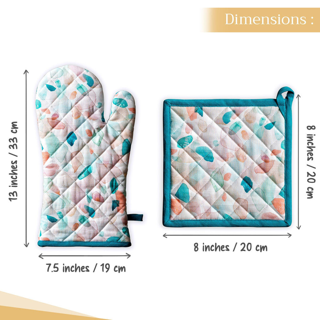 Summer Picnic Oven Mitts + Pot Holders