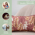 Feuillage Throw Pillow Covers
