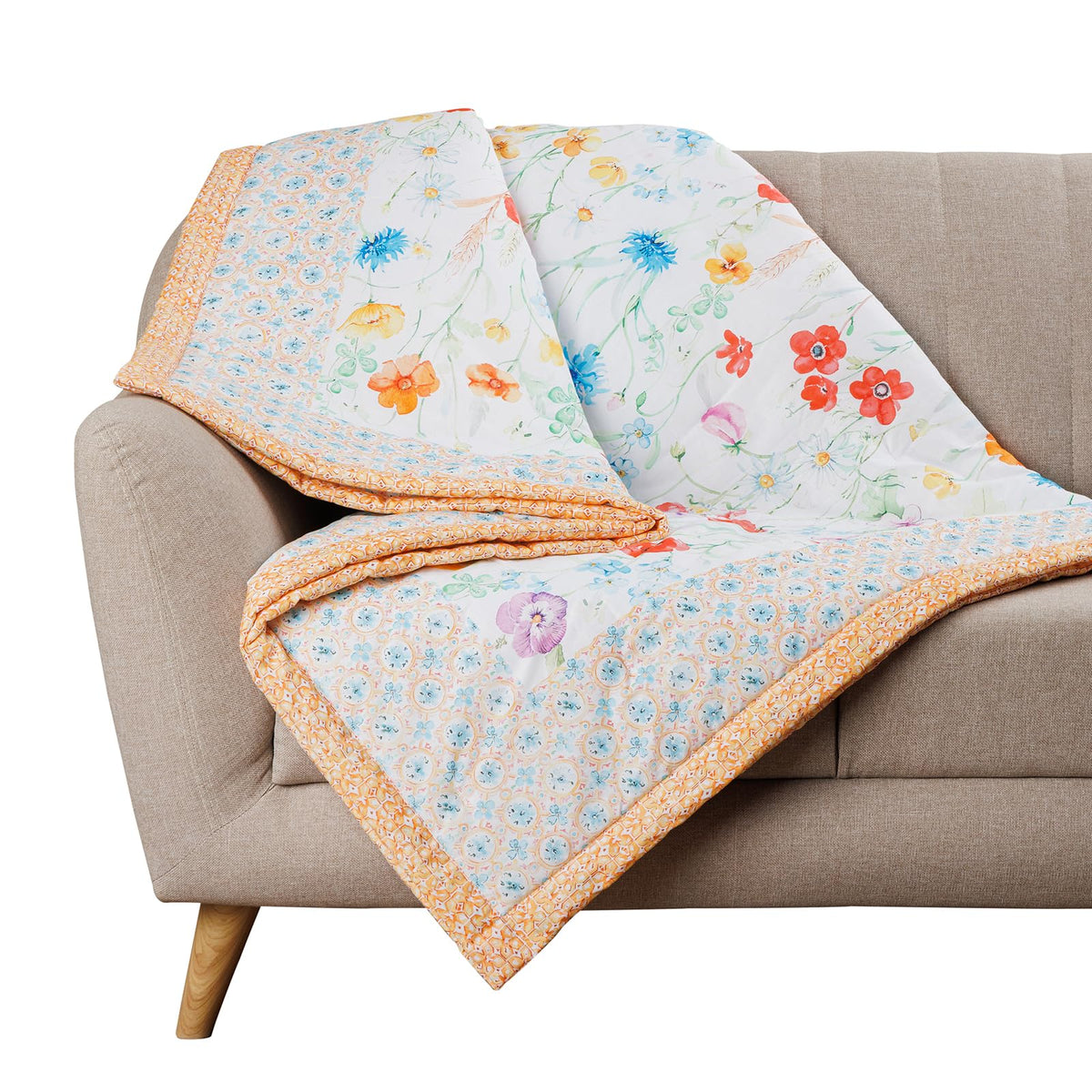 Summer Whisper Throw Blankets