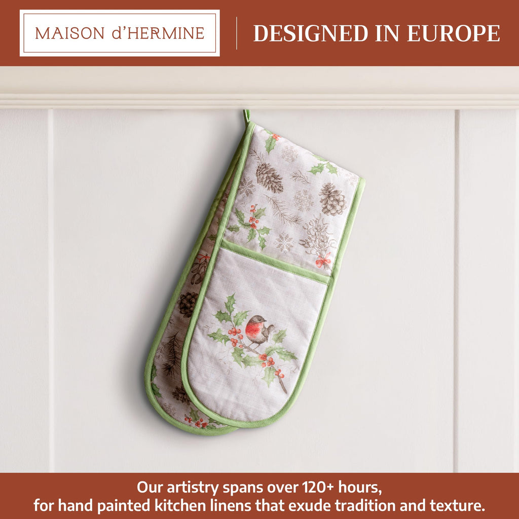 Christmas Dew Double Oven Mitts