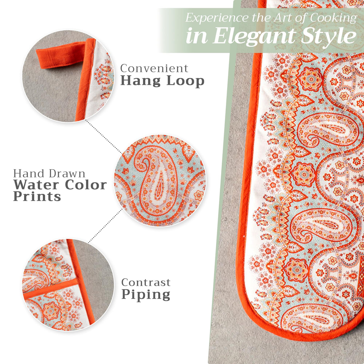 Cachemire Double Oven Mitts