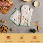 Botanical Fresh Oven Mitts
