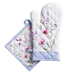 Summer Floral Oven Mitts + Pot Holders