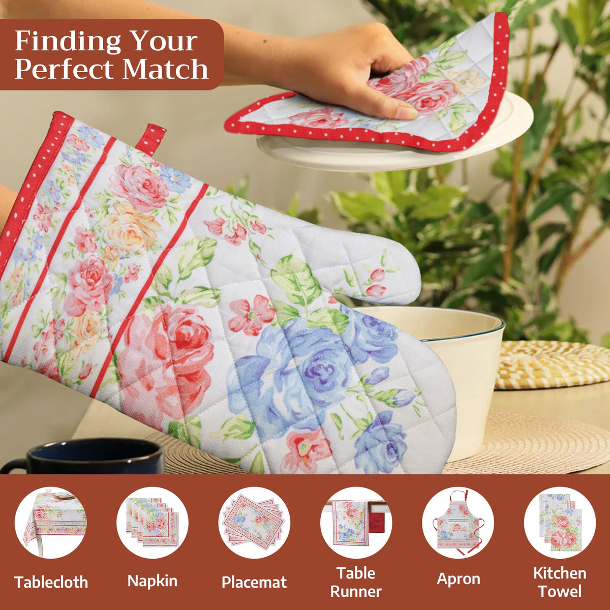Vintage Floral Pot Holders