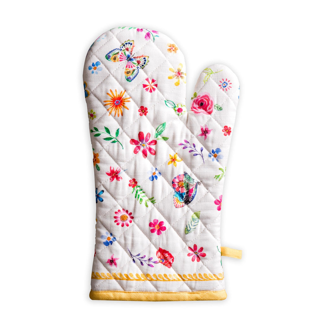 Happy Florals Oven Mitts