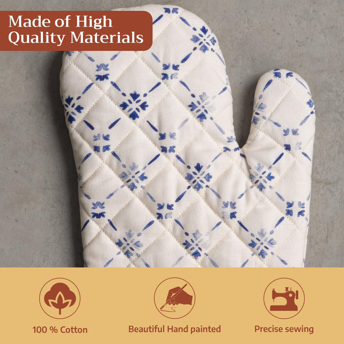 Faience Oven Mitts