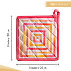 Summer Maze Pot Holders