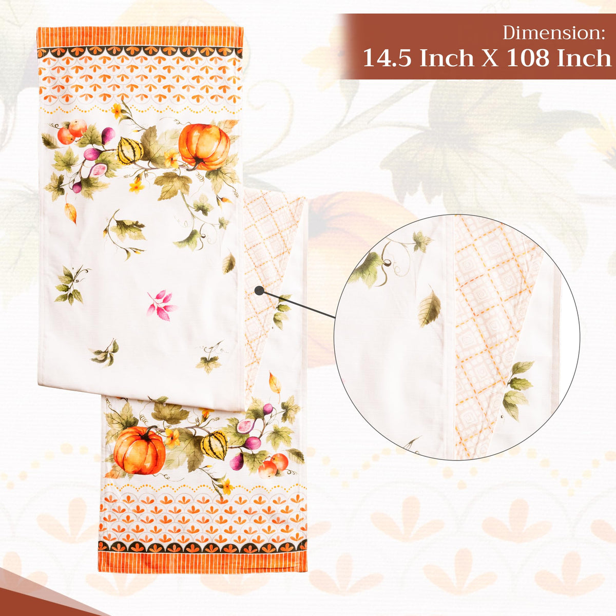 Pumpkin Garden Table Runners