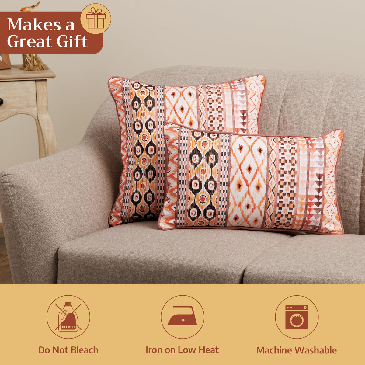 Boho Throw Pillow Covers