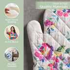 Rose Garden Oven Mitts