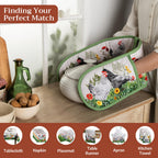 Basse Cour Double Oven Mitts