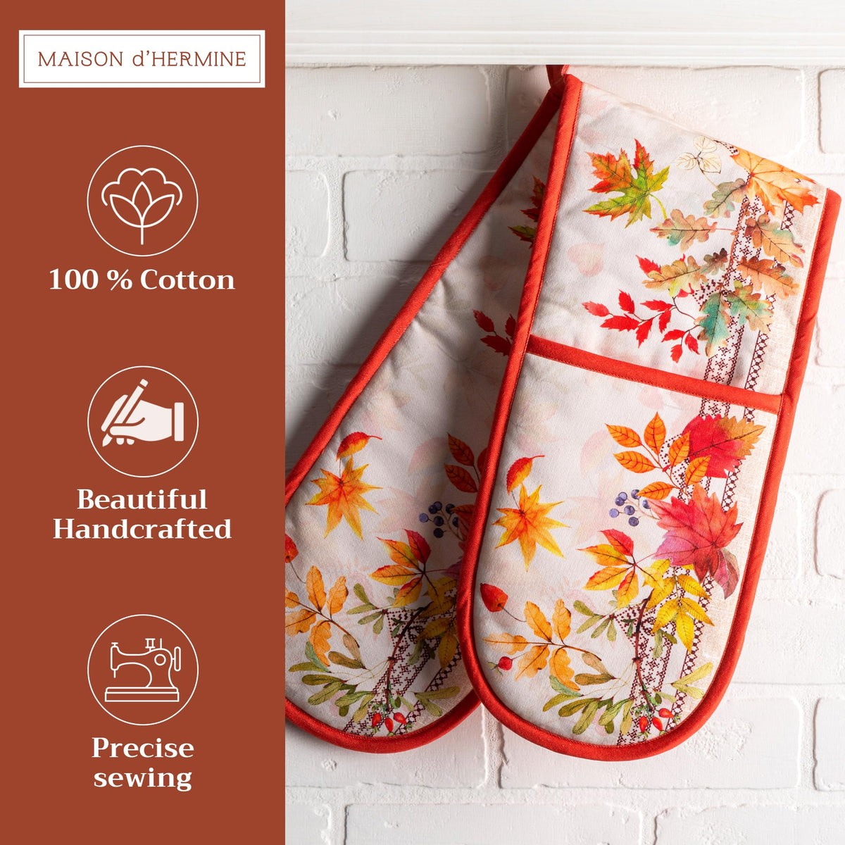 Amarante Double Oven Mitts
