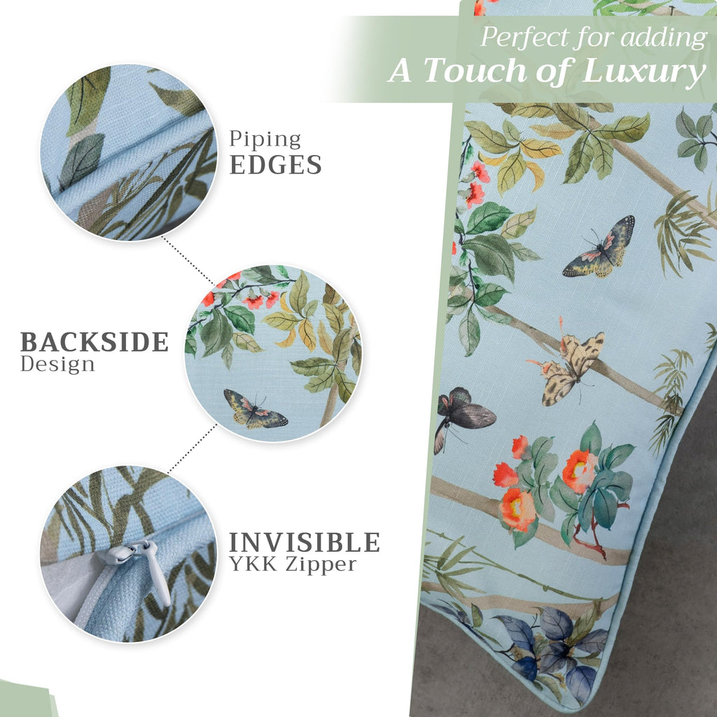 Canne Throw Pillow Covers