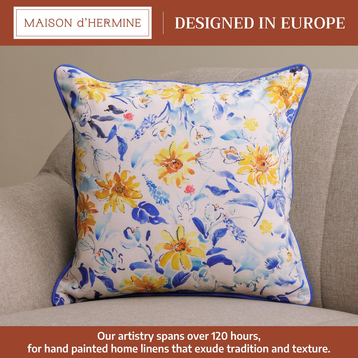Girassol Throw Pillow Covers