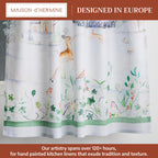 Snowy World Kitchen Curtains