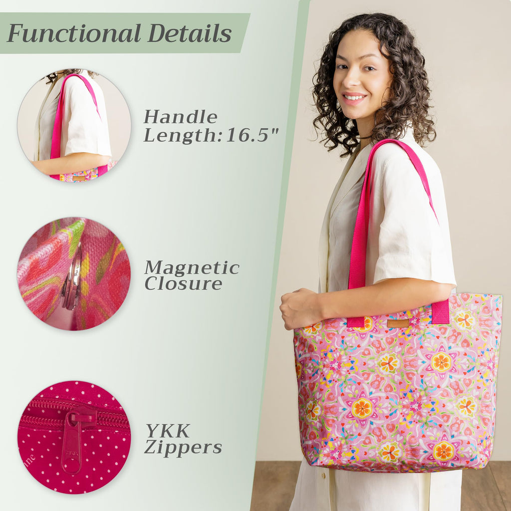 Summer Vibes Canvas Tote Bags