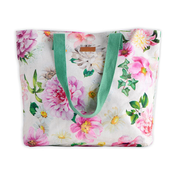 Pivoine Canvas Tote Bags