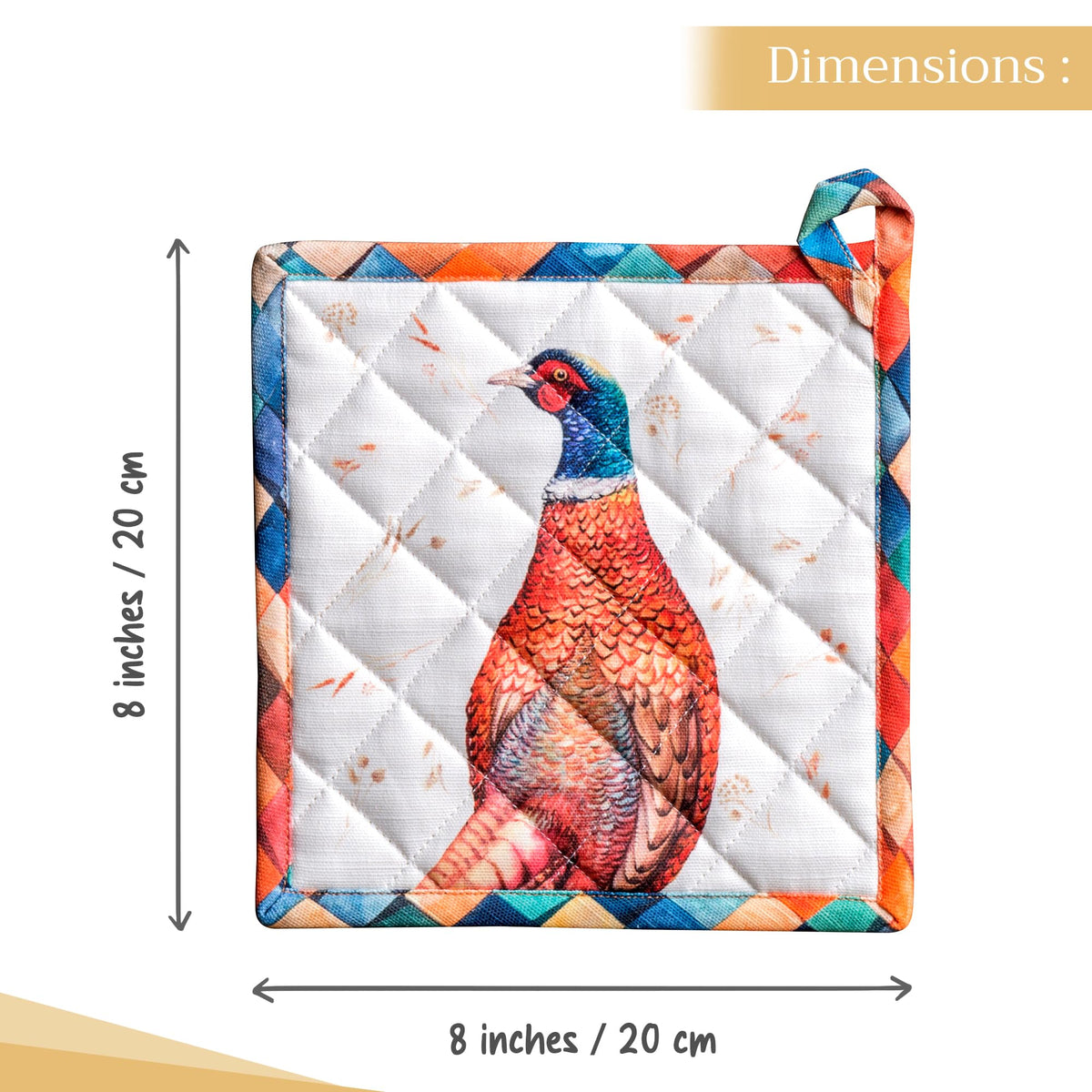 Faisan D'Automne Pot Holders
